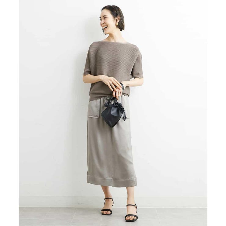 [定番人気]ホールガーメント(R)ボートネックニット（WEB限定カラー） | MICHEL KLEIN | 詳細画像20 