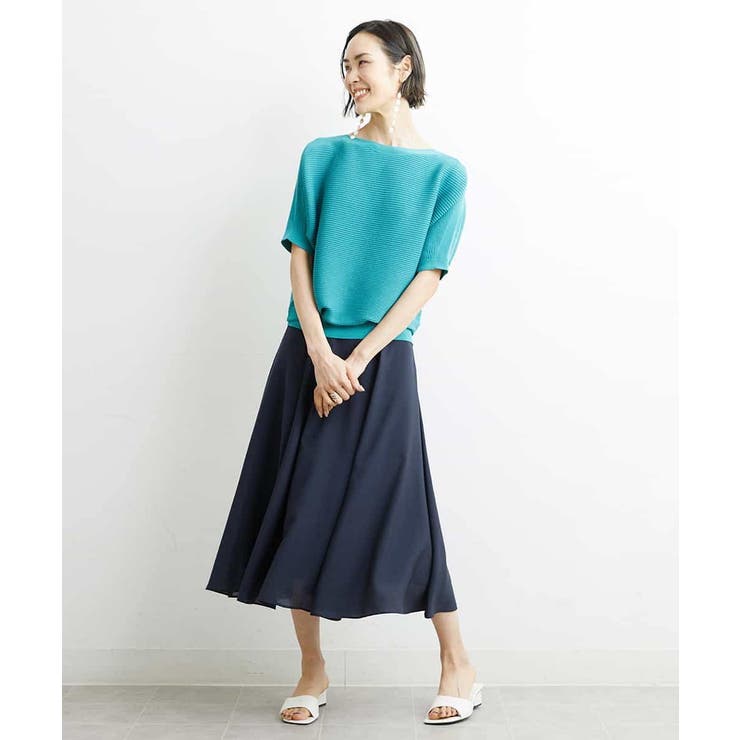 [定番人気]ホールガーメント(R)ボートネックニット（WEB限定カラー） | MICHEL KLEIN | 詳細画像29 