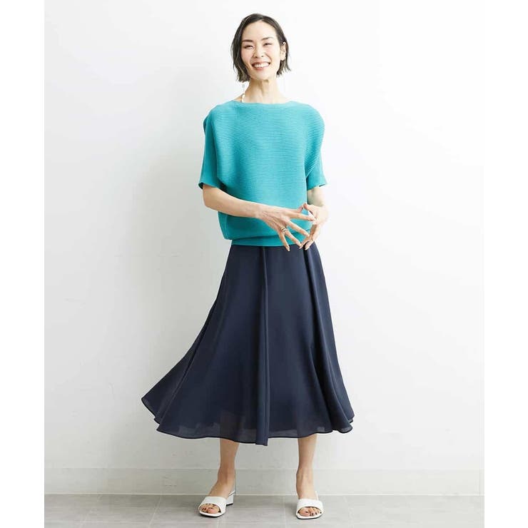 [定番人気]ホールガーメント(R)ボートネックニット（WEB限定カラー） | MICHEL KLEIN | 詳細画像30 