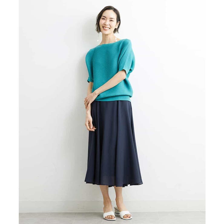 [定番人気]ホールガーメント(R)ボートネックニット（WEB限定カラー） | MICHEL KLEIN | 詳細画像31 