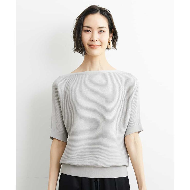 [定番人気]ホールガーメント(R)ボートネックニット（WEB限定カラー） | MICHEL KLEIN | 詳細画像32 