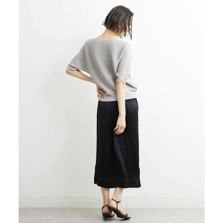 [定番人気]ホールガーメント(R)ボートネックニット（WEB限定カラー） | MICHEL KLEIN | 詳細画像7 