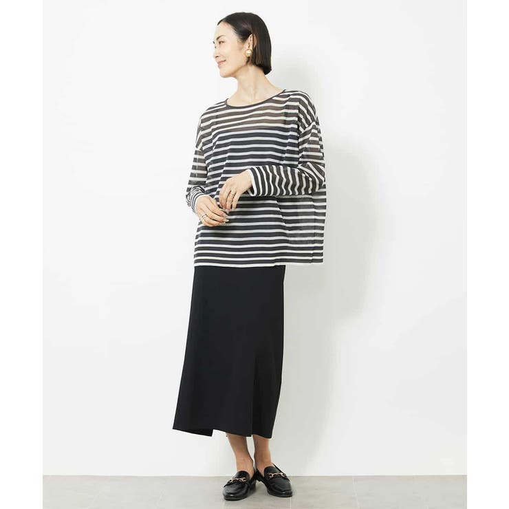 シアーボーダーニット(WEB限定カラー) | MICHEL KLEIN | 詳細画像10 