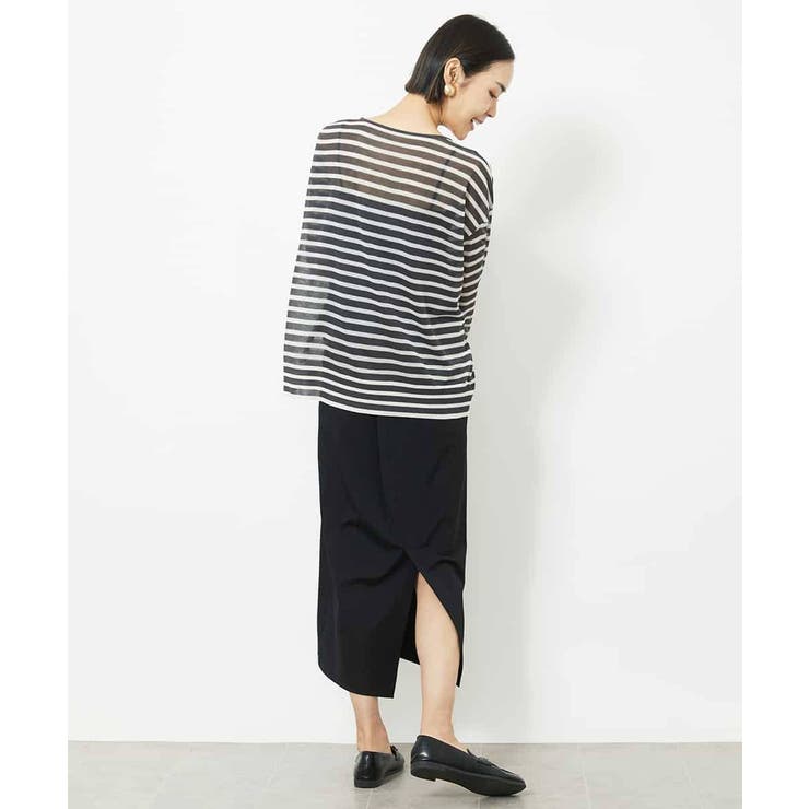 シアーボーダーニット(WEB限定カラー) | MICHEL KLEIN | 詳細画像11 