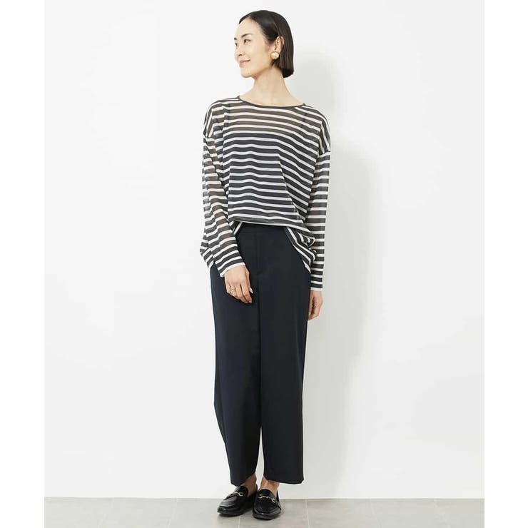 シアーボーダーニット(WEB限定カラー) | MICHEL KLEIN | 詳細画像15 