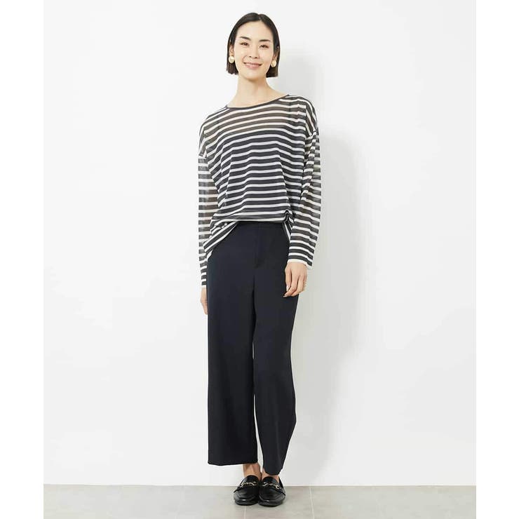 シアーボーダーニット(WEB限定カラー) | MICHEL KLEIN | 詳細画像16 