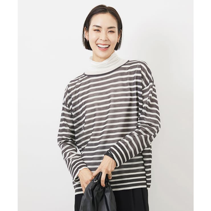 シアーボーダーニット(WEB限定カラー) | MICHEL KLEIN | 詳細画像17 