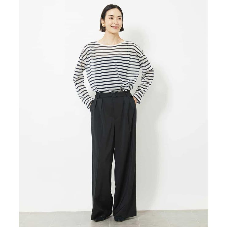 シアーボーダーニット(WEB限定カラー) | MICHEL KLEIN | 詳細画像23 