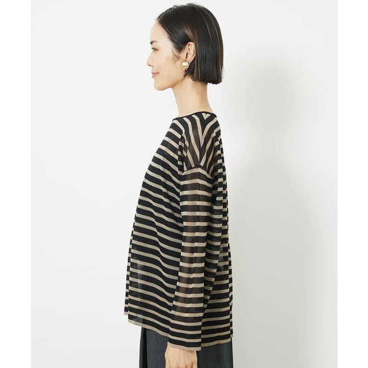 シアーボーダーニット(WEB限定カラー) | MICHEL KLEIN | 詳細画像31 