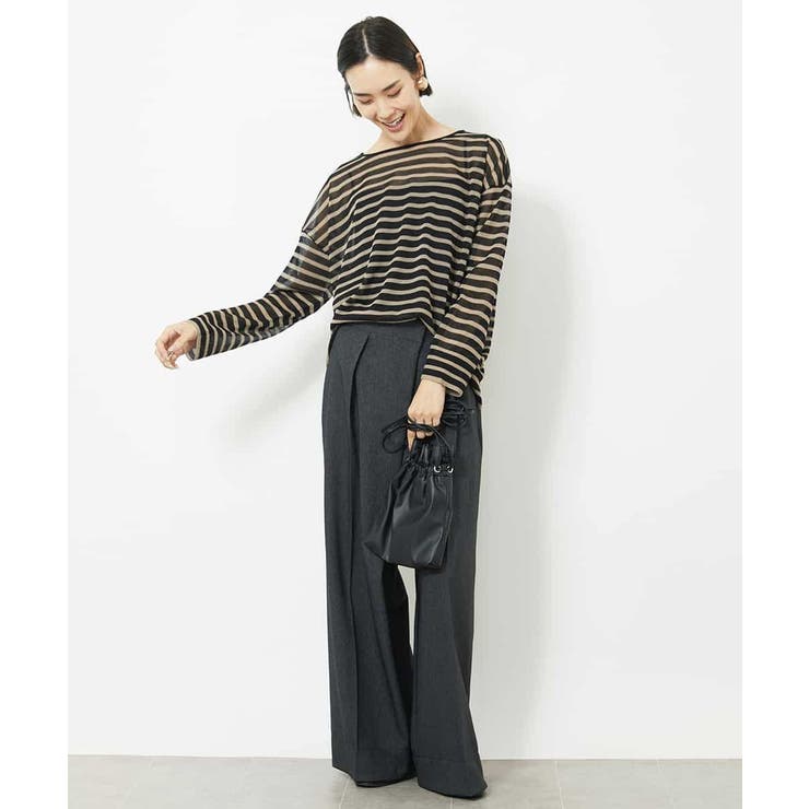 シアーボーダーニット(WEB限定カラー) | MICHEL KLEIN | 詳細画像6 