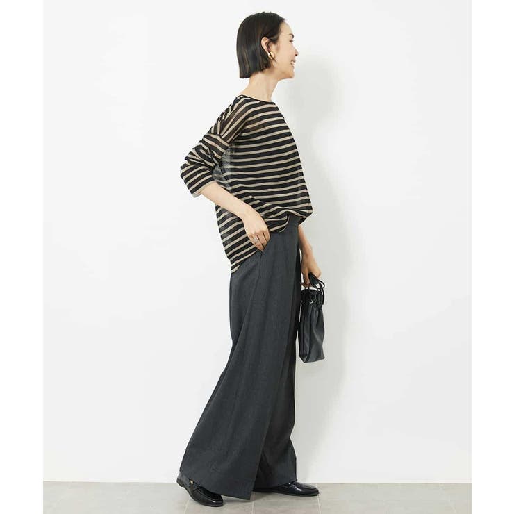 シアーボーダーニット(WEB限定カラー) | MICHEL KLEIN | 詳細画像7 