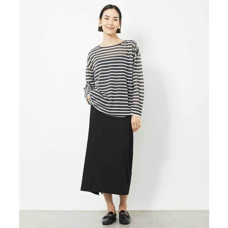 シアーボーダーニット(WEB限定カラー) | MICHEL KLEIN | 詳細画像9 