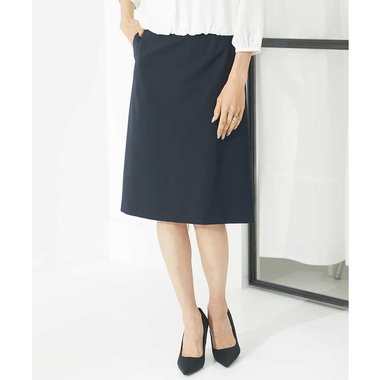 ストレッチセミフレアスカート(セットアップ対応/3サイズあり) | MICHEL KLEIN | 詳細画像1 