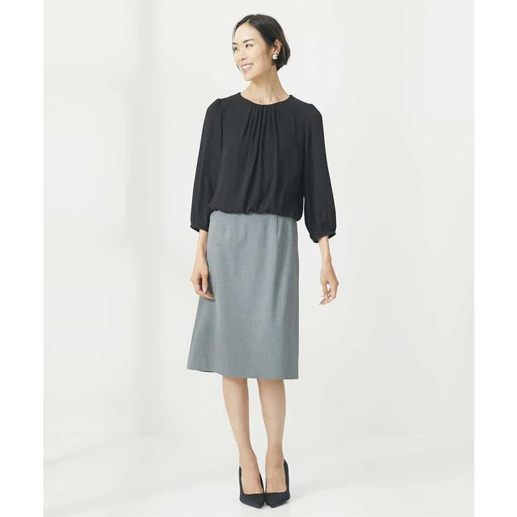 ストレッチセミフレアスカート(セットアップ対応/3サイズあり) | MICHEL KLEIN | 詳細画像7 