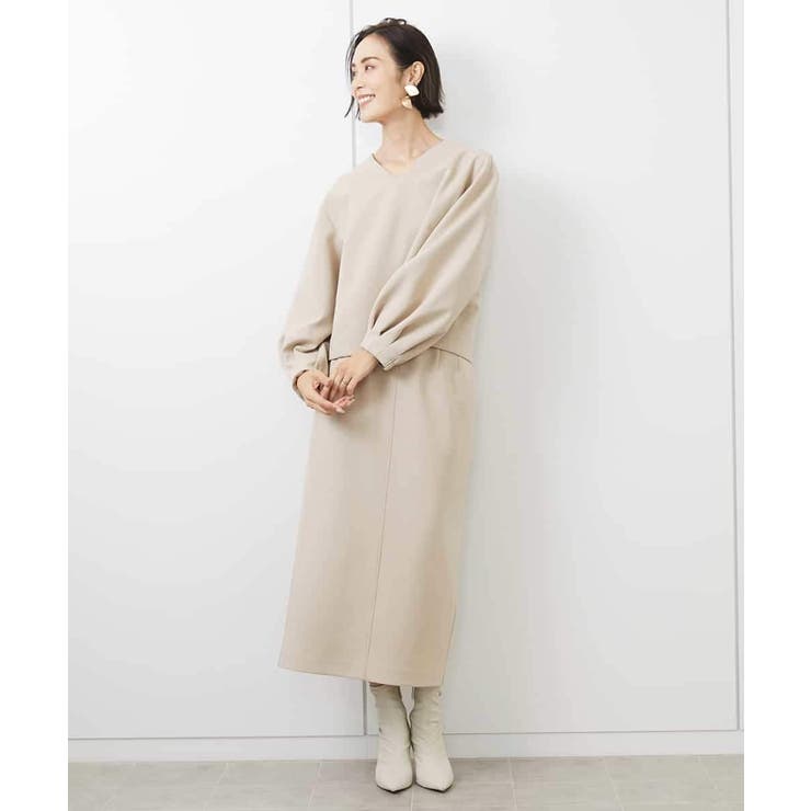 ツイルジャージータイトスカート（セットアップ対応）[品番