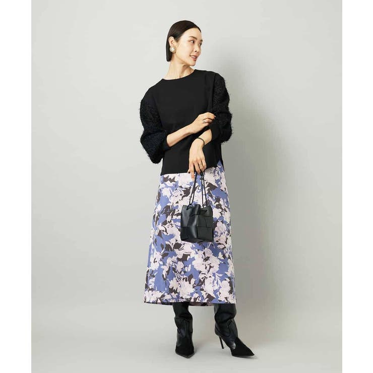 アンティークローズプリントスカート | MICHEL KLEIN | 詳細画像11 