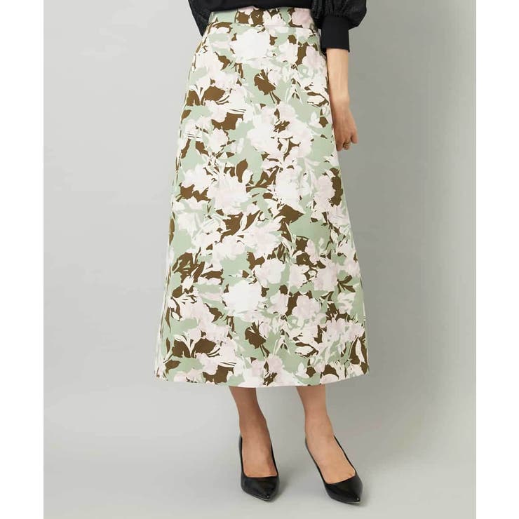 アンティークローズプリントスカート | MICHEL KLEIN | 詳細画像13 