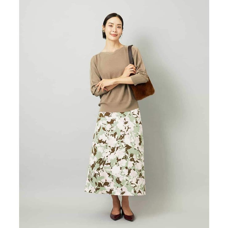 アンティークローズプリントスカート | MICHEL KLEIN | 詳細画像18 