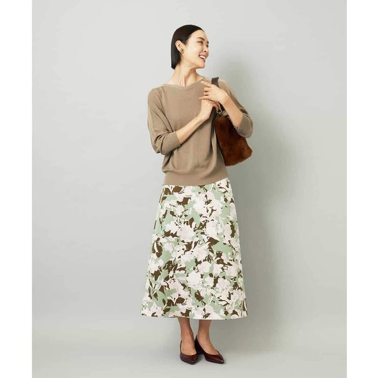 アンティークローズプリントスカート | MICHEL KLEIN | 詳細画像19 