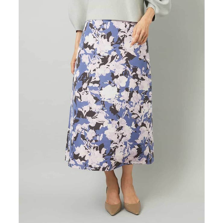 アンティークローズプリントスカート | MICHEL KLEIN | 詳細画像2 