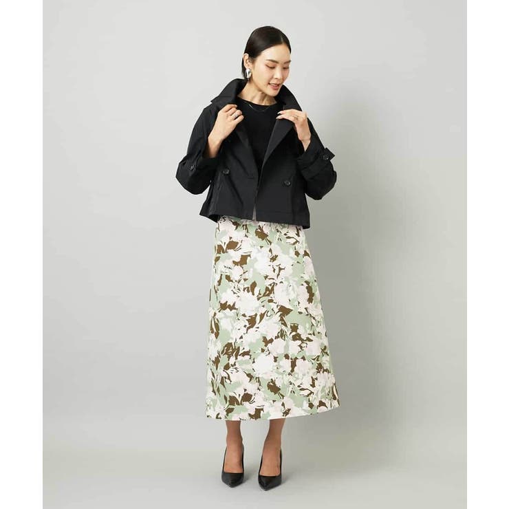 アンティークローズプリントスカート | MICHEL KLEIN | 詳細画像25 