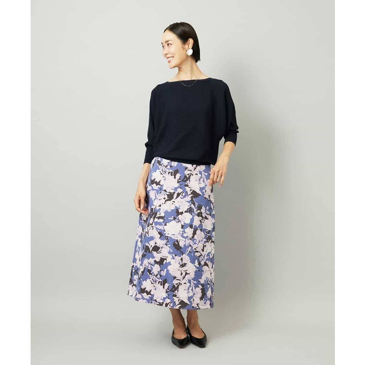 アンティークローズプリントスカート | MICHEL KLEIN | 詳細画像7 