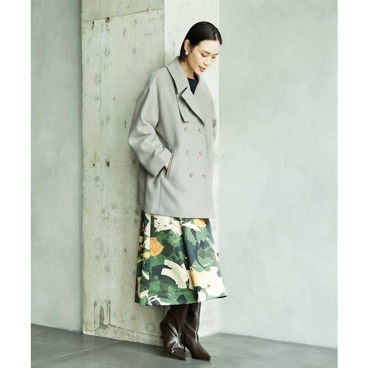 [セットアップ対応]モダンフラワープリントタックフレアスカート  | MICHEL KLEIN | 詳細画像19 