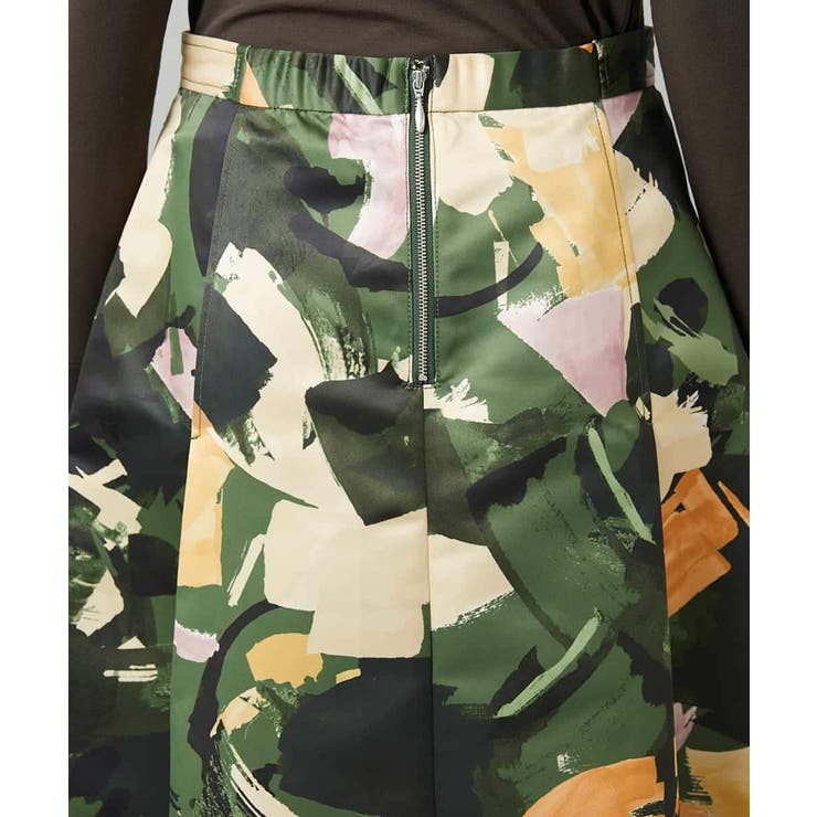 [セットアップ対応]モダンフラワープリントタックフレアスカート  | MICHEL KLEIN | 詳細画像25 