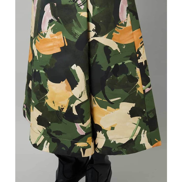 [セットアップ対応]モダンフラワープリントタックフレアスカート  | MICHEL KLEIN | 詳細画像27 