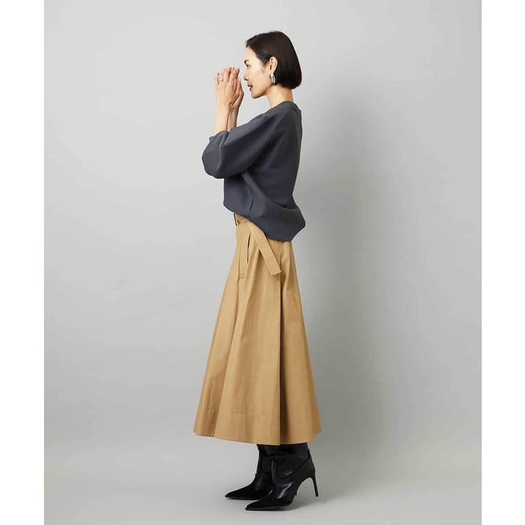 [セットアップ対応]ミリタリータックAラインスカート | MICHEL KLEIN | 詳細画像10 