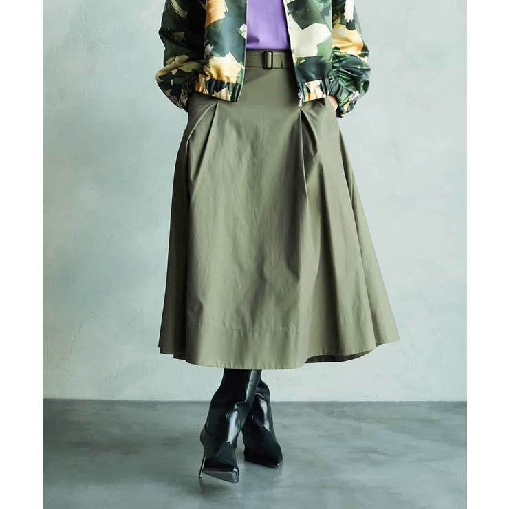 [セットアップ対応]ミリタリータックAラインスカート | MICHEL KLEIN | 詳細画像22 