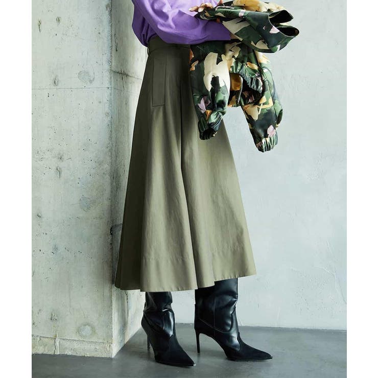 [セットアップ対応]ミリタリータックAラインスカート | MICHEL KLEIN | 詳細画像24 