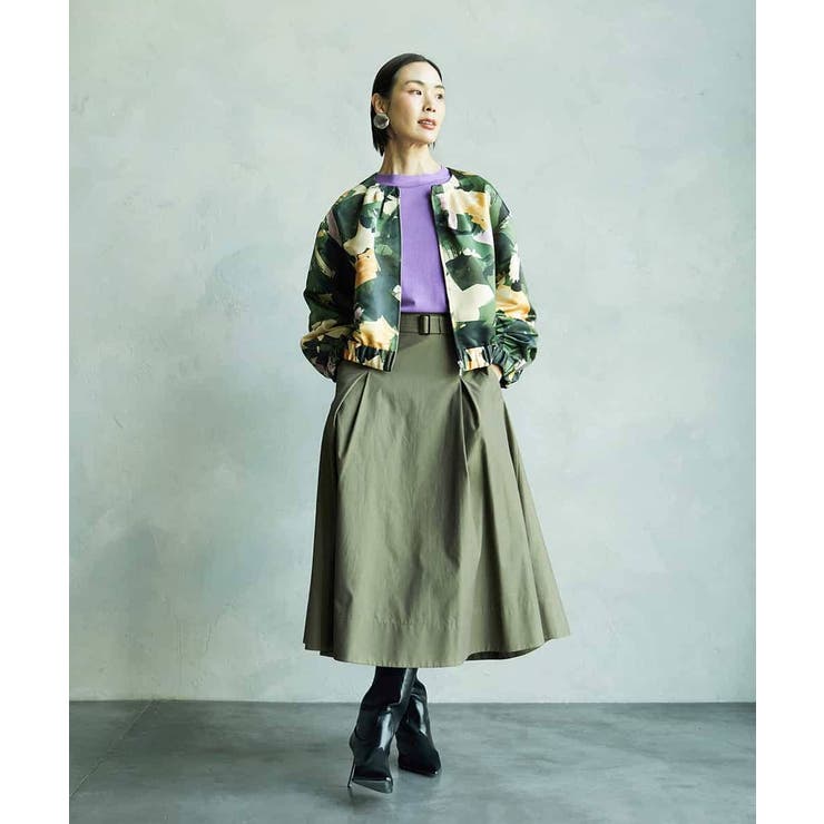 [セットアップ対応]ミリタリータックAラインスカート | MICHEL KLEIN | 詳細画像27 