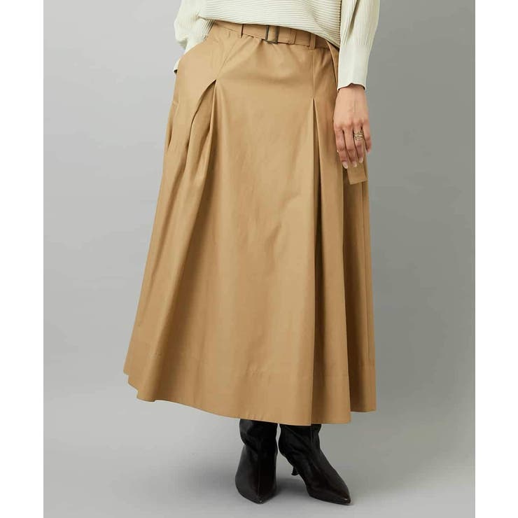 [セットアップ対応]ミリタリータックAラインスカート | MICHEL KLEIN | 詳細画像3 