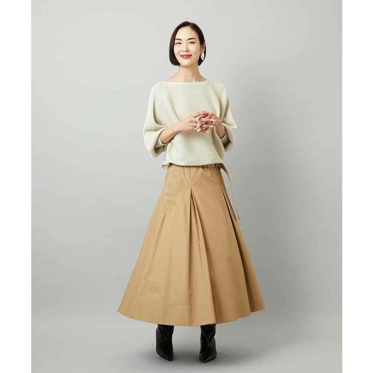 [セットアップ対応]ミリタリータックAラインスカート | MICHEL KLEIN | 詳細画像6 