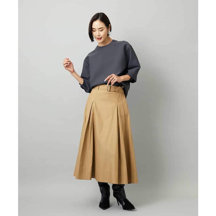 [セットアップ対応]ミリタリータックAラインスカート | MICHEL KLEIN | 詳細画像9 