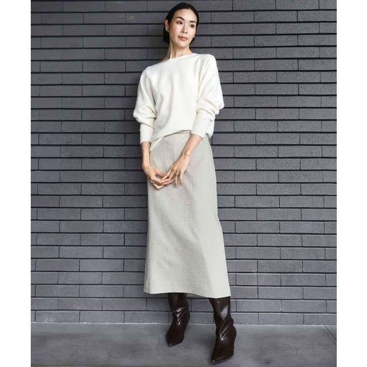 ミックスヘリンボーンスカート | MICHEL KLEIN | 詳細画像18 