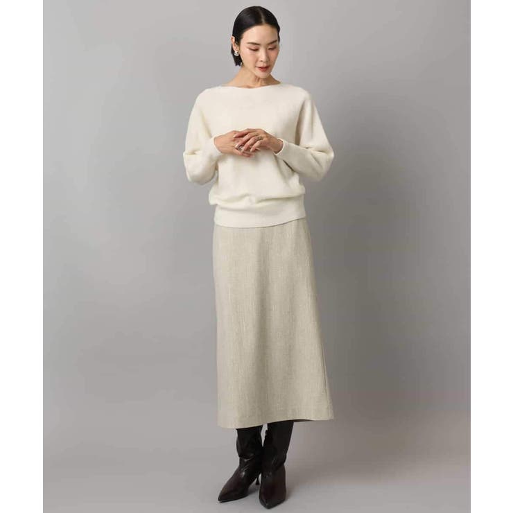 ミックスヘリンボーンスカート | MICHEL KLEIN | 詳細画像3 