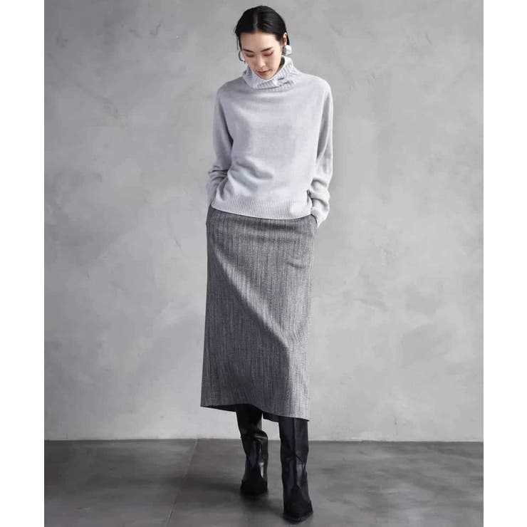 ミックスヘリンボーンスカート | MICHEL KLEIN | 詳細画像42 