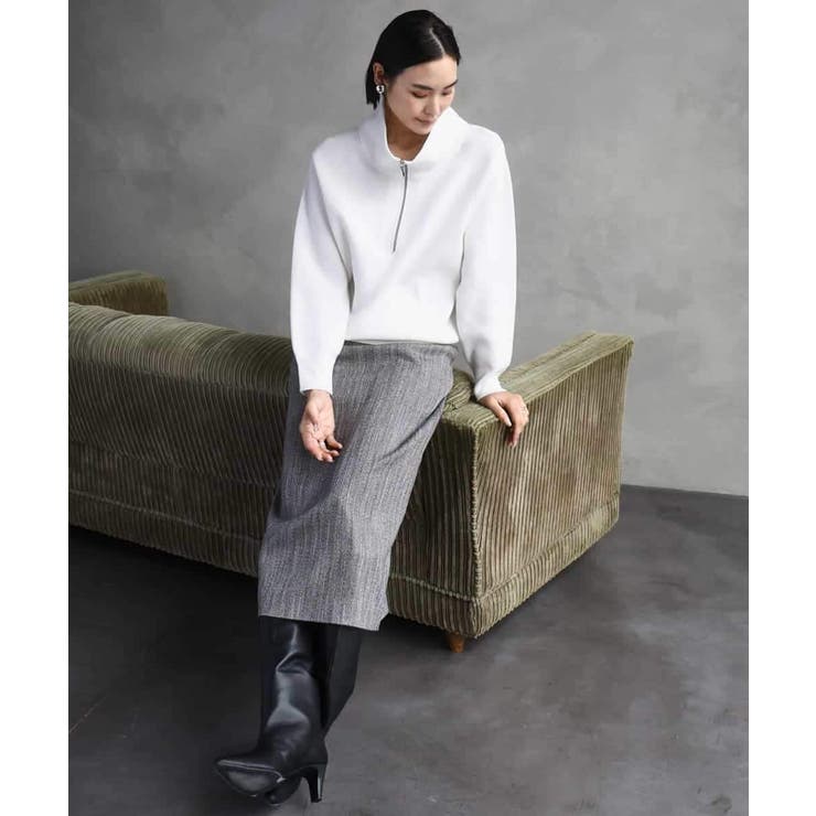 ミックスヘリンボーンスカート | MICHEL KLEIN | 詳細画像47 