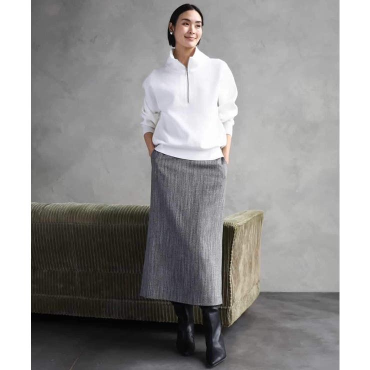 ミックスヘリンボーンスカート | MICHEL KLEIN | 詳細画像48 