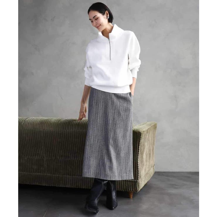 ミックスヘリンボーンスカート | MICHEL KLEIN | 詳細画像49 