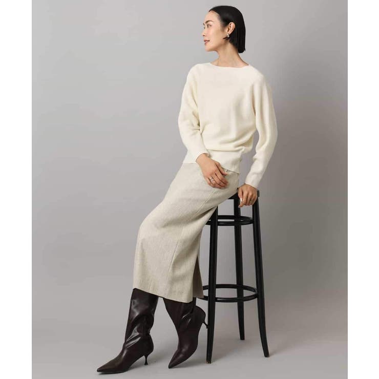 ミックスヘリンボーンスカート | MICHEL KLEIN | 詳細画像6 