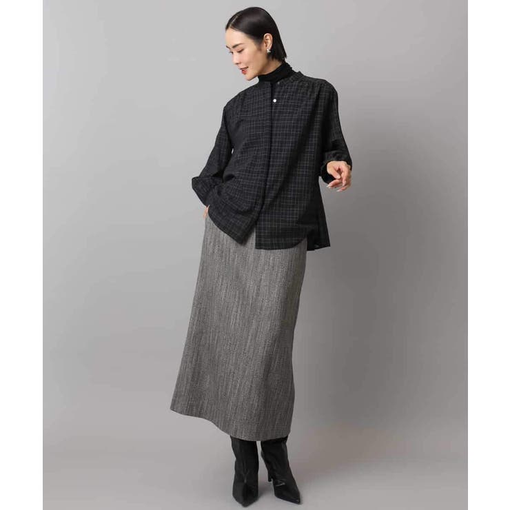 ミックスヘリンボーンスカート | MICHEL KLEIN | 詳細画像60 