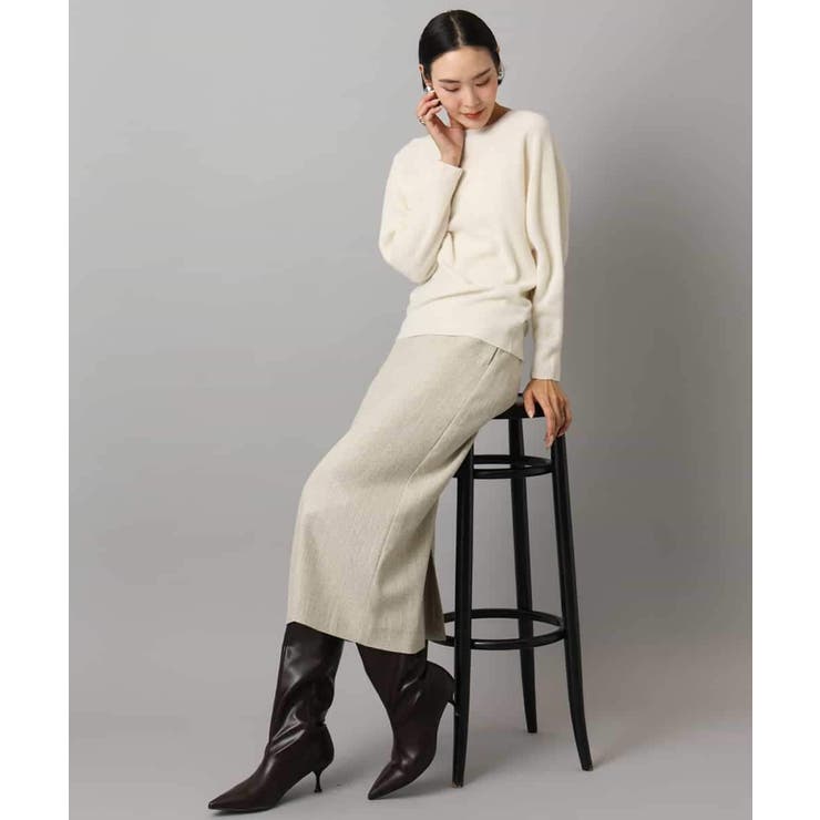 ミックスヘリンボーンスカート | MICHEL KLEIN | 詳細画像7 