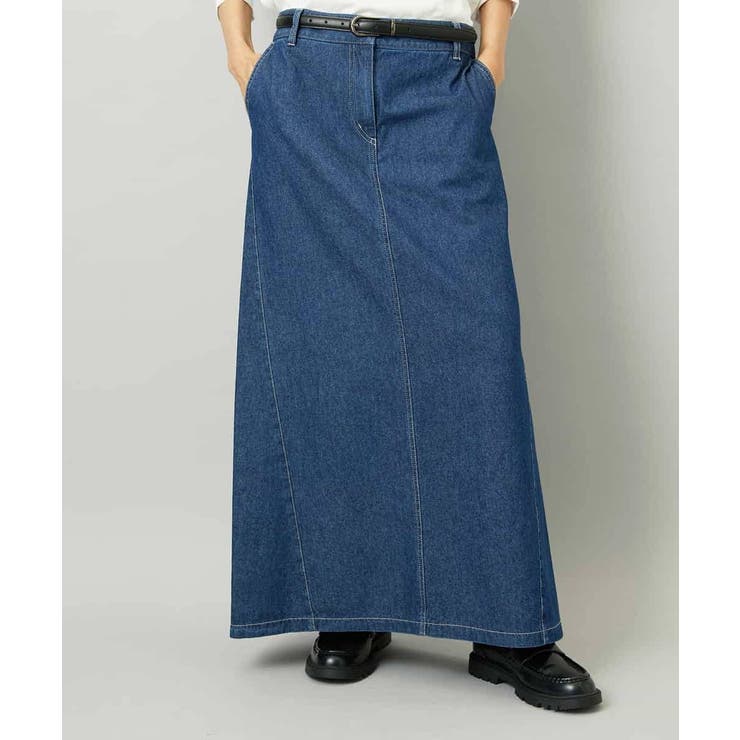 [セットアップ対応]デニムAラインスカート | MICHEL KLEIN | 詳細画像2 