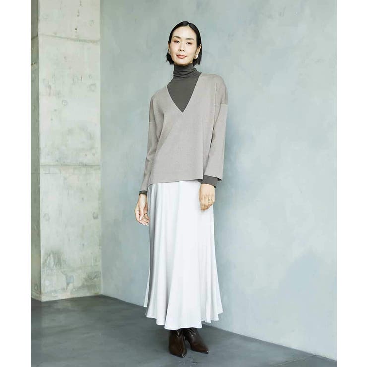 サテンマーメードスカート | MICHEL KLEIN | 詳細画像14 