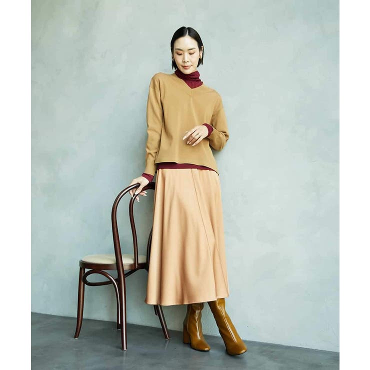 サテンマーメードスカート | MICHEL KLEIN | 詳細画像3 