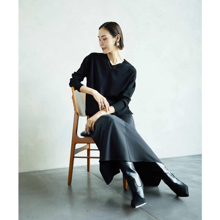 サテンマーメードスカート | MICHEL KLEIN | 詳細画像34 