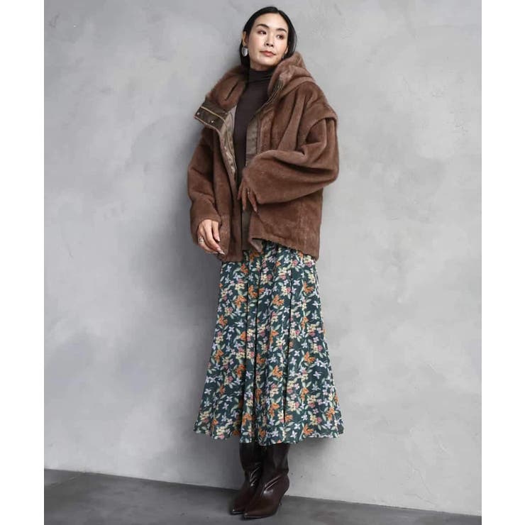 ヴィンテージフラワースカート | MICHEL KLEIN | 詳細画像11 